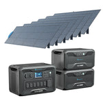 BLUETTI AC300 + 2*B300 + 6*PV200 Solar Generator Kit